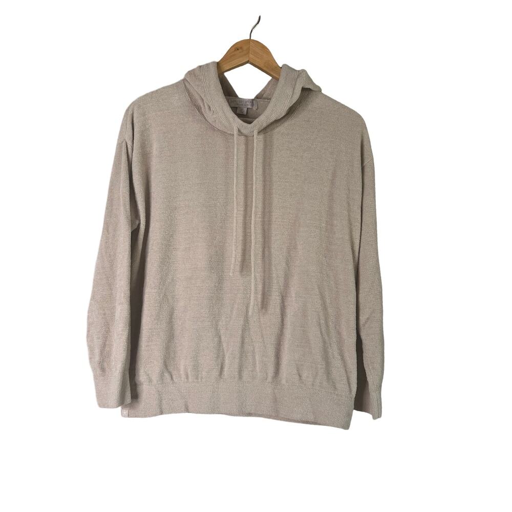 A617097 BAREFOOT DREAMS CozyChic Ultra Lite Funnel Neck Pullover Bisque XS
